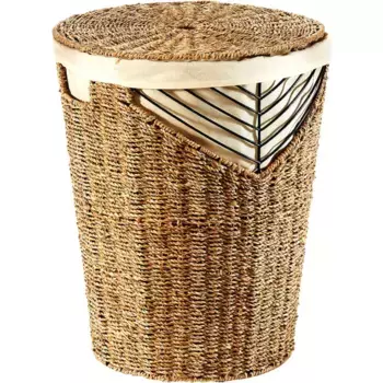 Свободная корзина для белья «NATUR», (1 шт.), корзина для белья из морских водорослей, высота ок. 50 см Locker, цвет natur