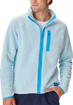 Свободная куртка PrimoFleece с молнией во всю длину Outdoor Voices, синий