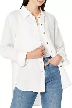 Свободная льняная рубашка Sanctuary, белый