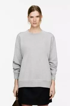 Свободная махровая толстовка Arket, серый