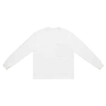 Свободная мужская футболка Deep Breath с длинными рукавами, серый