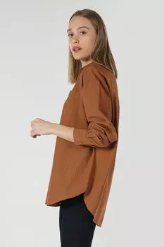 Свободная полосатая рубашка Colin'S, оранжевый