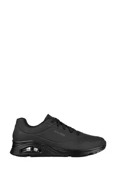 Свободная посадка для работы: нескользящие мужские кроссовки Uno Skechers, черный