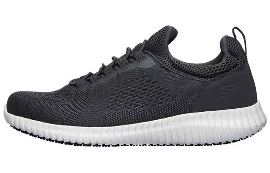 Свободная посадка Кроссовки для жизни Мужские низкие серые Skechers