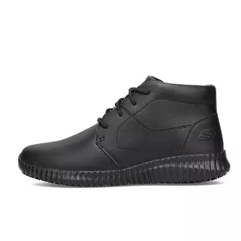Свободная посадка Кроссовки для жизни Мужские высокие черные Skechers