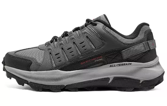 Свободная посадка походные ботинки мужские низкие серые Skechers