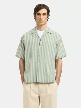 Свободная рубашка 16091381 Selected Homme, зеленый