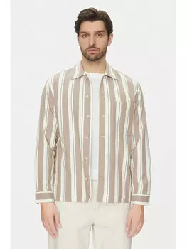 Свободная рубашка 522 7348 74184 Marc O'Polo, бежевый