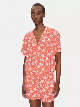 Свободная рубашка DW0DW20285 Tommy Jeans, оранжевый