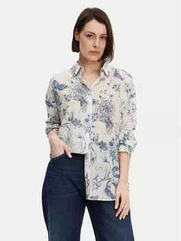 Свободная рубашка FJ25ST6002W621N4 Fracomina, синий