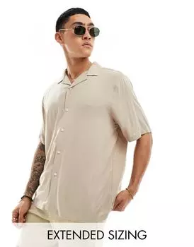 Свободная рубашка из вискозы ASOS DESIGN с камнем