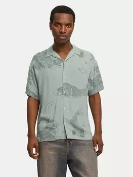 Свободная рубашка Jeff 12268465 Jack&Jones, зеленый