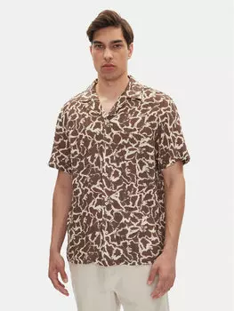 Свободная рубашка Layton 1016253 Mustang, коричневый