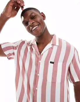 Свободная рубашка Lee в кремовую полоску