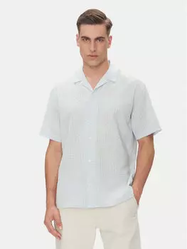 Свободная рубашка Luke 12277185 Jack&Jones, синий