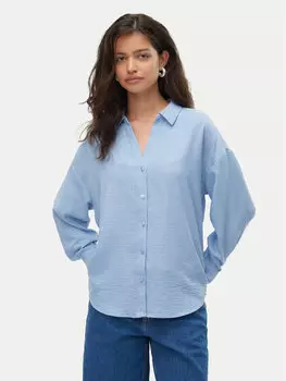 Свободная рубашка Melaney 10316389 Vero Moda, синий
