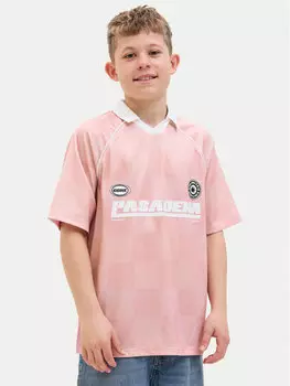 Свободная рубашка поло 12278700 Jack&Jones Junior, розовый