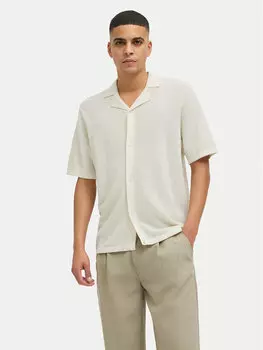 Свободная рубашка поло Orion 12268226 Jack&Jones, экрю