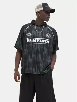 Свободная рубашка поло Retreat 12277379 Jack&Jones, черный