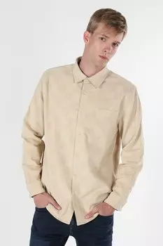 Свободная рубашка в клетку Colin'S, коричневый