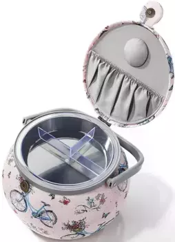 Свободная швейная коробка "sewing box", (1 шт.) Locker 18х23х28 см, розовый