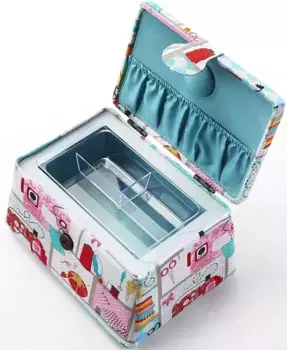 Свободная швейная коробка "sewing box", (1 шт.) Locker 20х14х14 см, розовый
