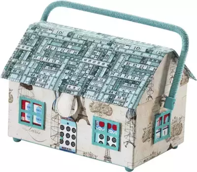 Свободная швейная коробка "sewing box", (1 шт.) Locker 25х20х17 см, синий