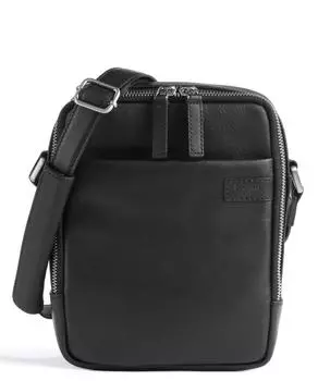 Свободная сумка через плечо из зерненой яловой кожи. Picard, черный