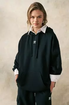 Свободная толстовка бойфренда Essentials Adidas Originals, черный
