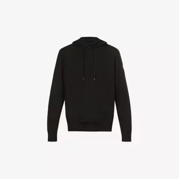 Свободная толстовка Huron из хлопкового трикотажа Canada Goose, черный