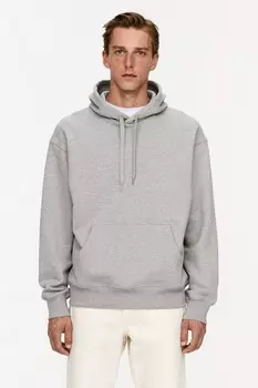 Свободная толстовка с капюшоном Arket, серый