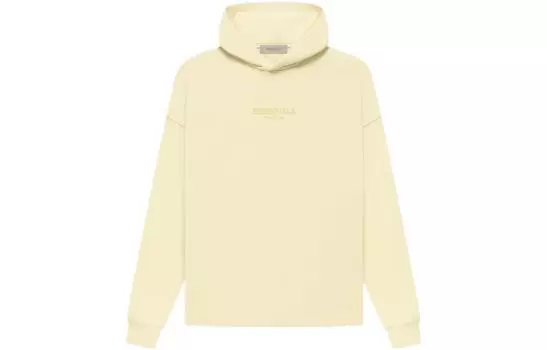 Свободная толстовка с капюшоном Fear Of God Essentials, Canary Yellow