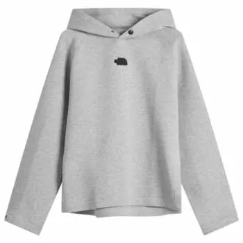 Свободная толстовка с капюшоном The North Face, серебряный