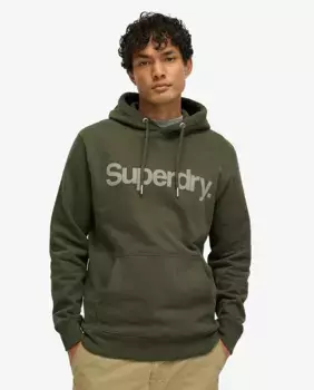 Свободная толстовка с логотипом Core City Superdry, цвет Kaki