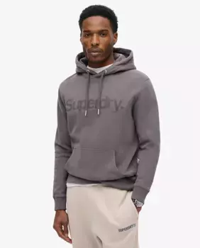 Свободная толстовка с логотипом Core City Superdry, светло-серый