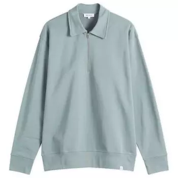 Свободная толстовка с логотипом Ketel на молнии до середины бедра Norse Projects, голубой