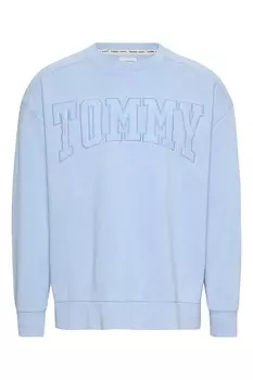 Свободная толстовка с логотипом Tommy Jeans, лавандовый
