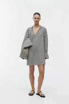 Свободная туника на кулиске Arket, черный