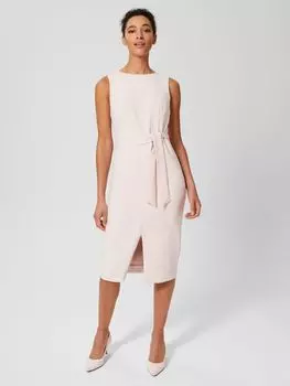 Свободное платье Hobbs Petite Kaia, бледно-розовое