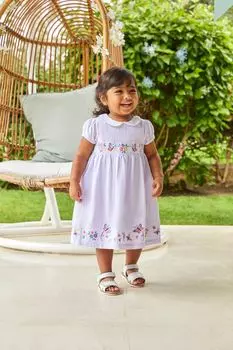 Свободное платье JoJo Maman bb с аппликацией в виде бабочки Jojo Maman Bb, сиреневый