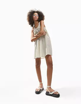 Свободное платье мини-платье 2 в 1 с пышной юбкой ASOS DESIGN