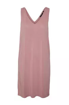 Свободное платье на бретелях Vero Moda, фиолетовый