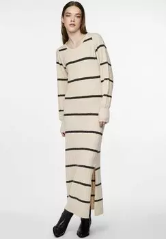 Свободное платье Pieces, цвет sandshell