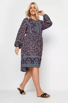 Свободное платье Yours, синий