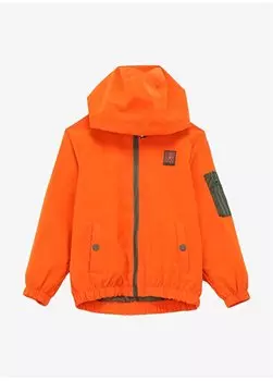 Свободное водоотталкивающее пальто с капюшоном Orange для мальчика D4SB-MNT3001 Discovery Expedition, оранжевый