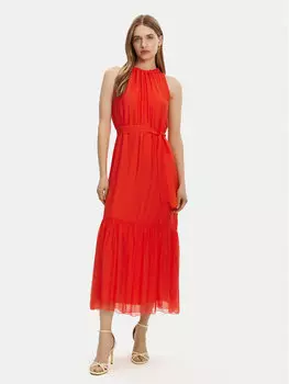 Свободного кроя летнее платье AFF-N004 Haveone, оранжевый