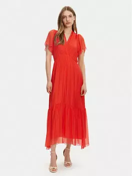 Свободного кроя летнее платье AFF-N006 Haveone, оранжевый