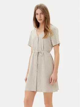 Свободного кроя летнее платье Mymilo 10322976 Vero Moda, бежевый