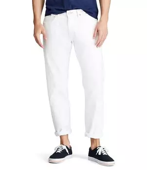Свободные эластичные джинсы прямого кроя Polo Ralph Lauren Hampton, белый