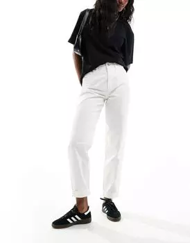 Свободные белые джинсы для мамы ASOS DESIGN